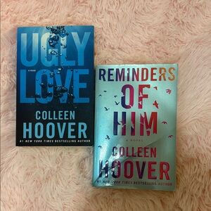 Reminders of Him - Teal and Pink Hardcover Novel